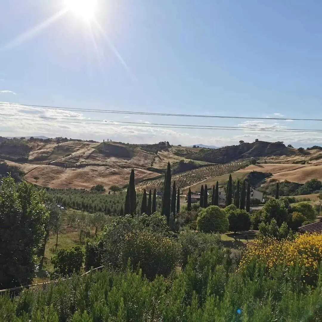Çiftlik konaklama Le Capannacce Villa Cinigiano İtalya